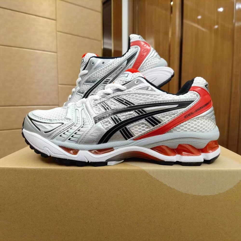 Asi cs Men's GelKayano 14 Sneakers White/Light Orange -