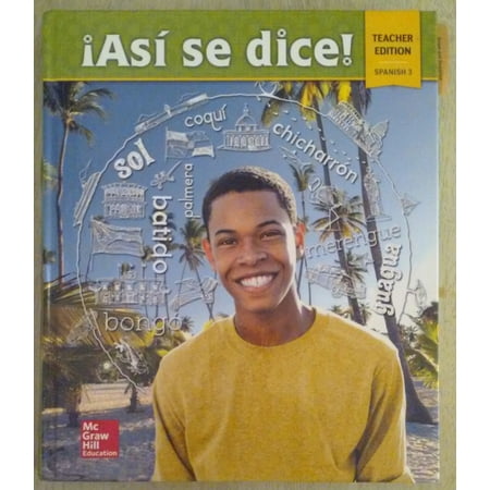 Asi se dice Level 3 Teacher Edition 9780021388219 0021388210 - New