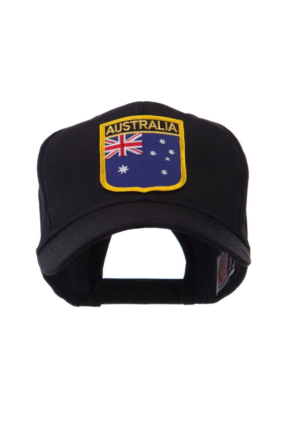 Asia Australia and Other Flag Shield Patch Cap - Australia OSFM