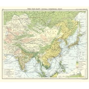 Asia Far East General Commercial Chart Poster Print by Newnes Newnes (18 x 24) # ITAS0017