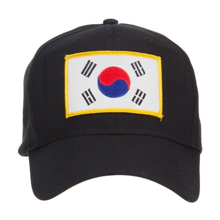 Asia Flag Embroidered Patch Cap - Korea OSFM