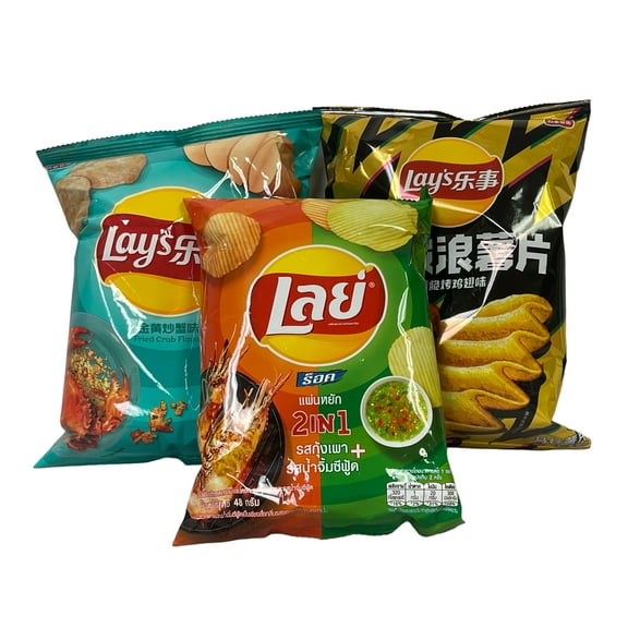 Asia Flavors of Lay's Potato Chips; Seller Pick of 3 Different Flavors