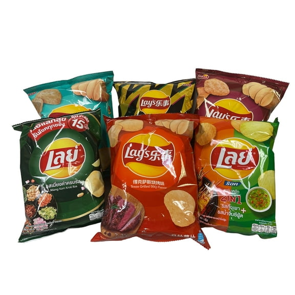 Asia Flavors of Lay's Potato Chips; Seller Pick of 6 Different Flavors