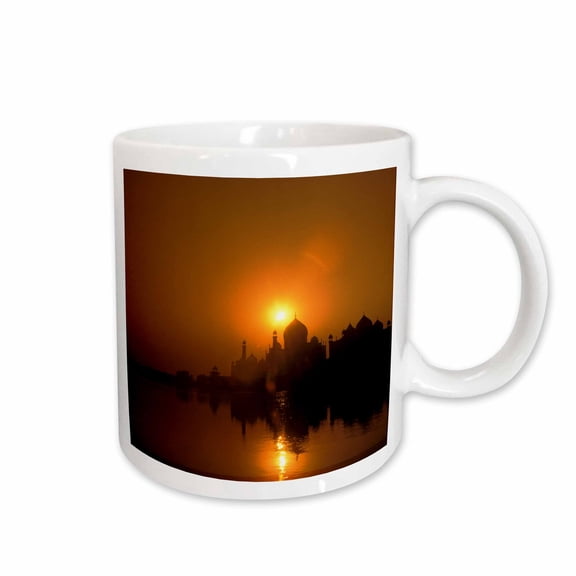 3drose, Asia, India, Agra, Taj Mahal on Yamuna-as10 Cad0136 - Claudia Adams, 11oz Mug