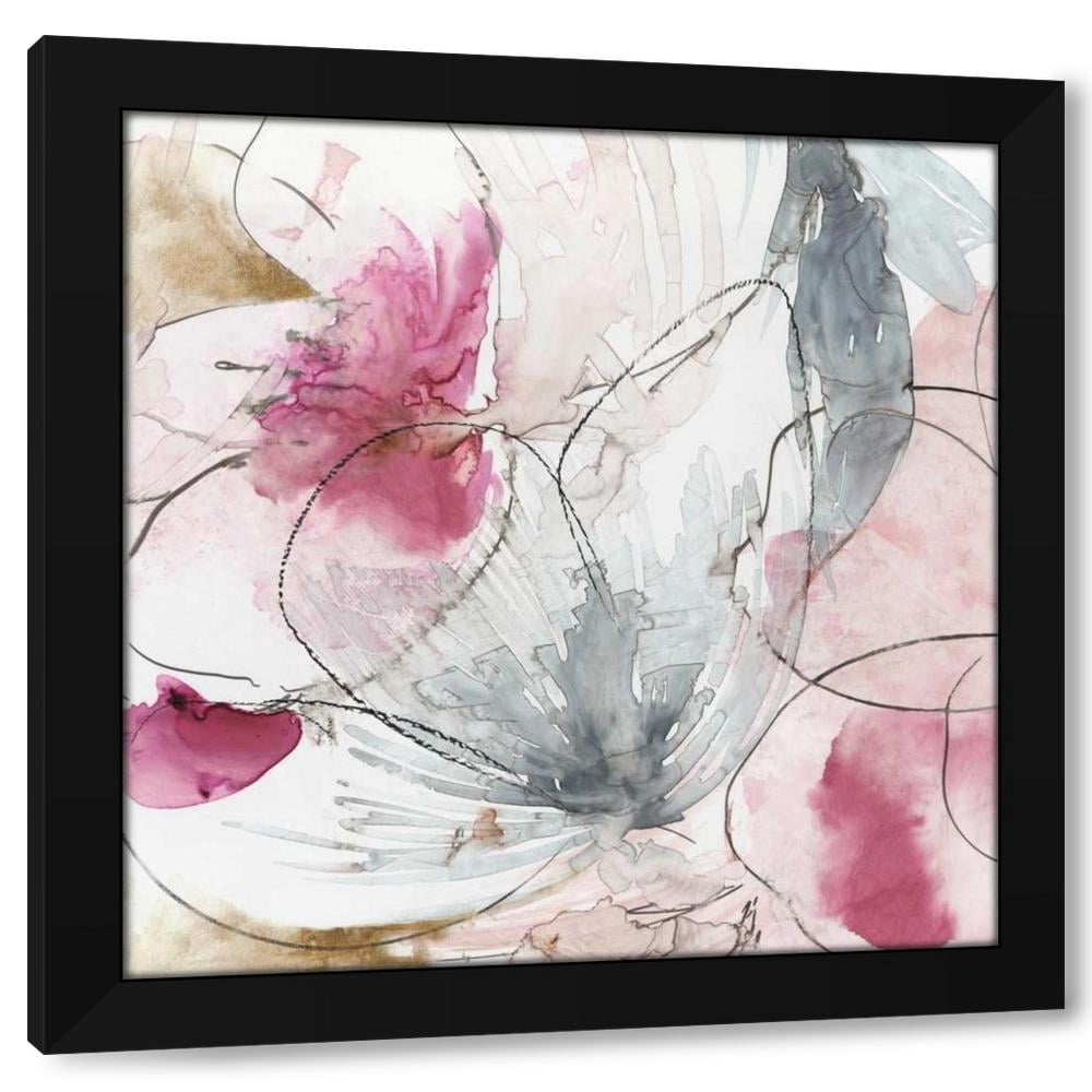 Asia Jensen 20x20 Black Modern Wood Framed Wall Art Titled - Pretty in ...