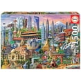 thumbnail image 1 of Asia Landmarks 1500 Piece Jigsaw Puzzle, 1 of 6