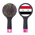 Asia National Flag Asia Country Salon Detangling Hair Brush Cushion