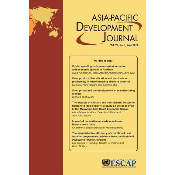 Asia-Pacific Development Journal, Vol. 23, No.1, June 2016, (Paperback)