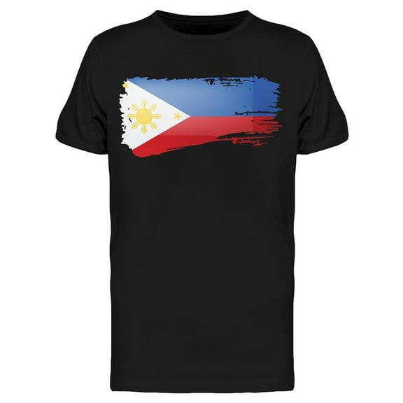Asia Philippines Flag T-Shirt Men -Image by Shutterstock, Male x-Large