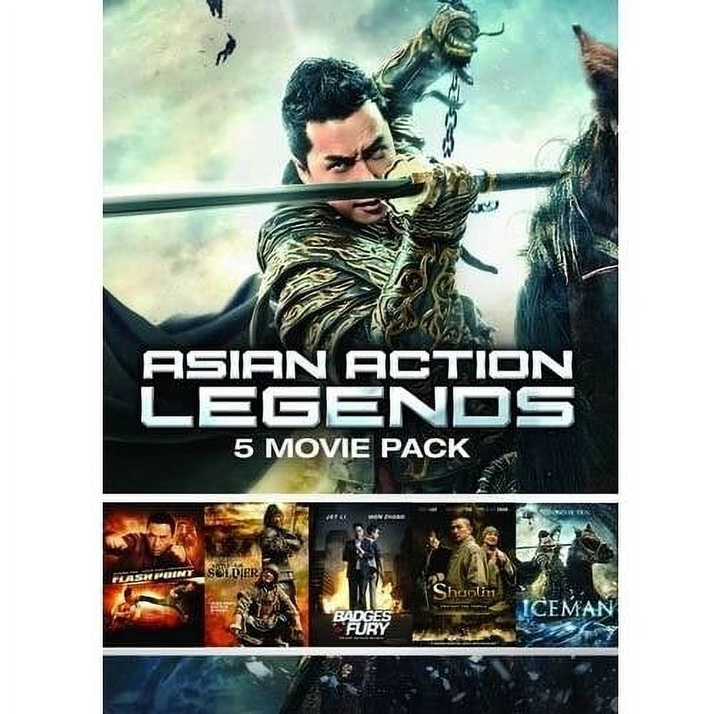 Asian Action Legends: Flash Point / Iceman / Special ID / Shaolin / Little Big Soldier (DVD)