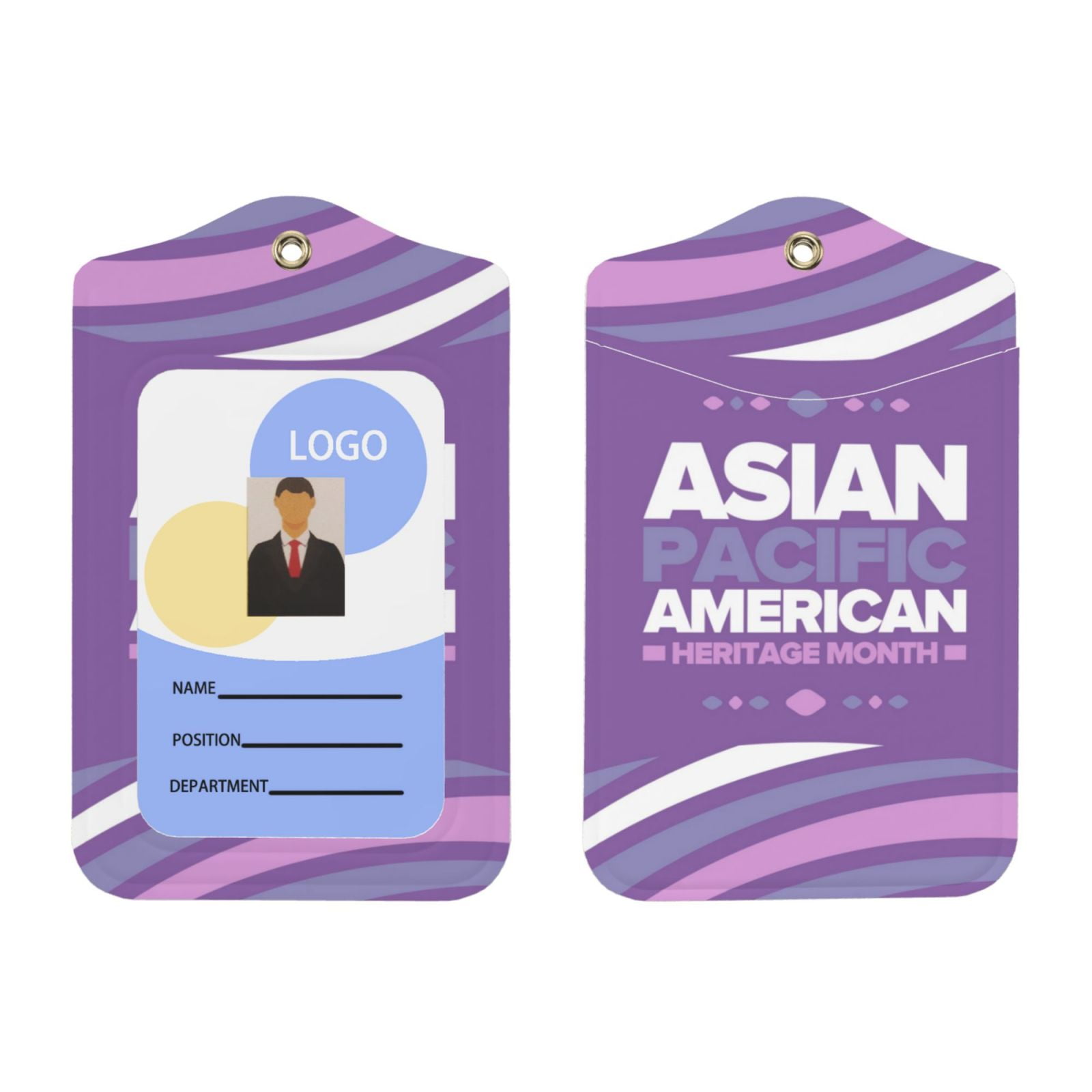 Asian American And Pacific Islander Heritage Month Id Card Badge