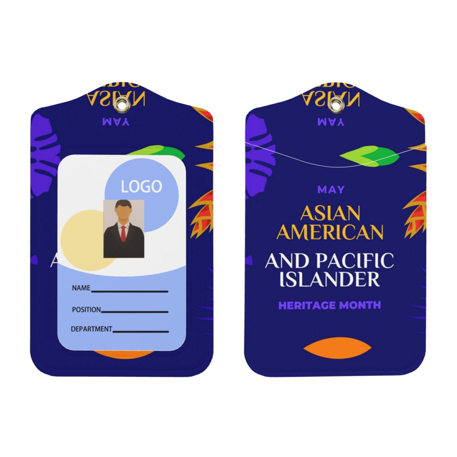 Asian American And Pacific Islander Heritage Month Id Card Badge