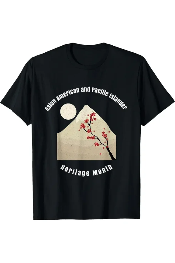 Asian American and Pacific Islander Heritage Month T-Shirt, up to Size 5XL