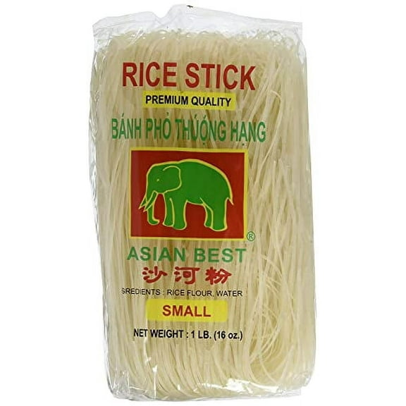 Asian Best Premium Rice Stick Noodle, 16 oz (6 Pack)