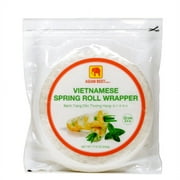 Asian Best Vietnamese Spring Roll Wrapper 22cm 8 Inch, 17.6 OZ 18 Sheets Per Pack