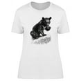 thumbnail image 1 of Asian Black Bear  T-Shirt Women -Image by Shutterstock, Female Medium, 1 of 2