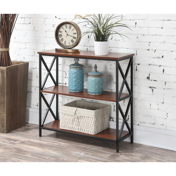 Asian Bookcase - Multi-Tiered Storage for Books & Decor - Stylish Home & Office Display Shelf