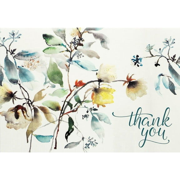 Asian Botanical Thank You Notes (Other)