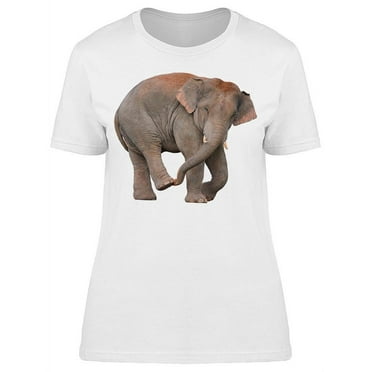 Asian Elephant Super Cute T-Shirt Women -Image by Shutterstock, Female x-Large