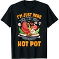 thumbnail image 1 of Asian Food Chinese Hot Pot Hotpot T-Shirt men and women can wear, black, white, gifts, 1 of 4