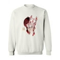thumbnail image 1 of Asian Girl Demon Fox Mask Sweatshirt Women -Image by Shutterstock, Female x-Large, 1 of 4