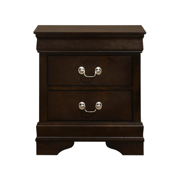 Asian Hardwood and Veneer - Bright Metallic Hardware - Bedroom Furniture Piece - Durable Build Quality