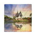 thumbnail image 1 of Asian Head Scarf, Medieval Building House, Head Wrap, 3 Sizes, by Ambesonne, 1 of 2