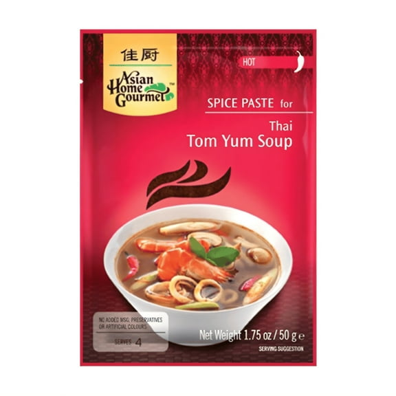 Asian Home Gourmet Spice Paste for Thai Tom Yum 1.75 oz (Pack of 12)