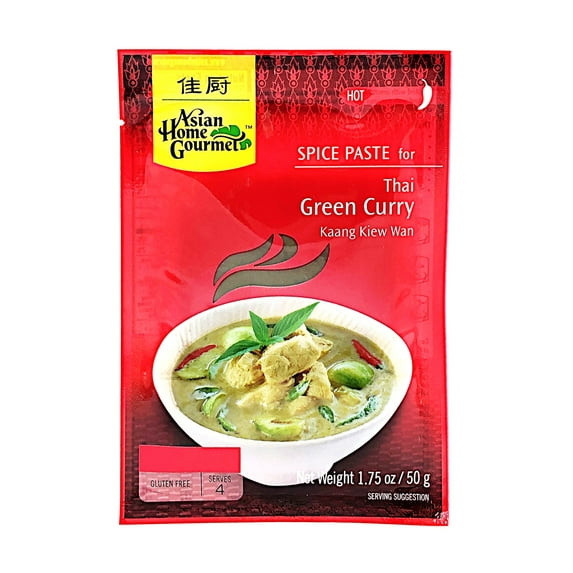 Asian Home Gourmet Thai Green Curry Pack of 12