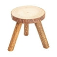 thumbnail image 1 of Asian Home Rustic Tree Trunk Slices Wood Three Legged Plant Stand, Vase Stand, Display Stand, Perfect for Home Decor in Any Room, Furniture (Small), 1 of 3