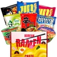 thumbnail image 1 of Asian Ramen Gift - Character Box | 8 Korean Ramen + 2 Chopsticks | Gift for Korean Food Box | The Spicy Noodle Challenge for Student and Adult - Journey of Korea, 1 of 9