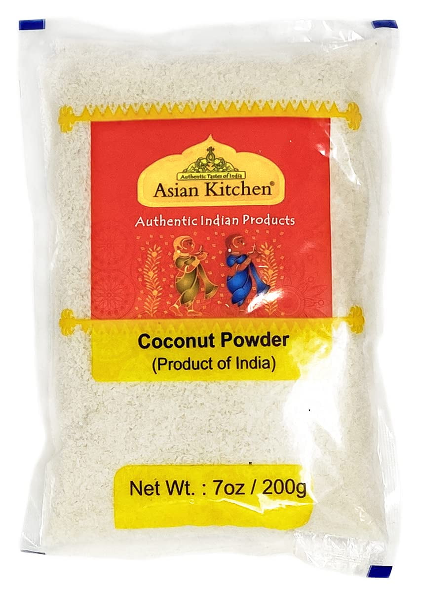 Asian Kitchen Coconut Fine Powder (Desiccated, Macaroon Cut) 7oz (200g ...