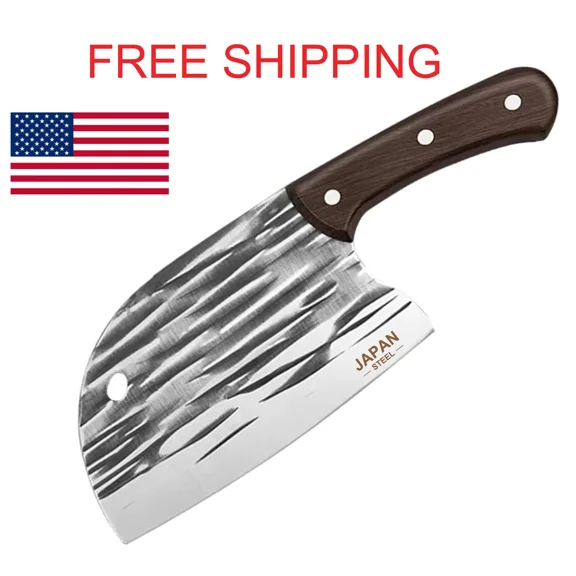 Asian Kitchen Knife Butcher Chef Boning Knife Cleaver Chopping Meat Viking Knife