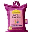 thumbnail image 1 of Asian Kitchen Ponni Raw Rice 4-Pound Bag, 4lbs (1.81kg) Short Grain Rice ~ All Natural | Gluten Friendly | Vegan | Indian Origin | Export Quality, 1 of 10