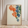 thumbnail image 1 of Asian Lantern Red Blue Green Poster, Unframed Paper Poster 24x36in, 1 of 4