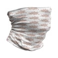 thumbnail image 1 of Asian Leaves Neck Gaiter, Branches of Cherry, Unisex, Brown Blush and White, by Ambesonne, 1 of 3