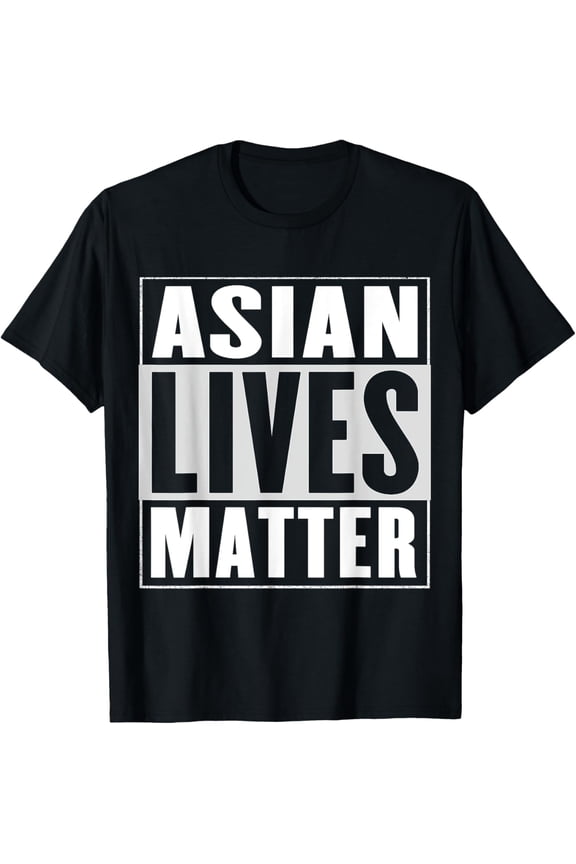 Asian Lives Matter T-ShirtMen and women, Black T-shirt, size: Extra large