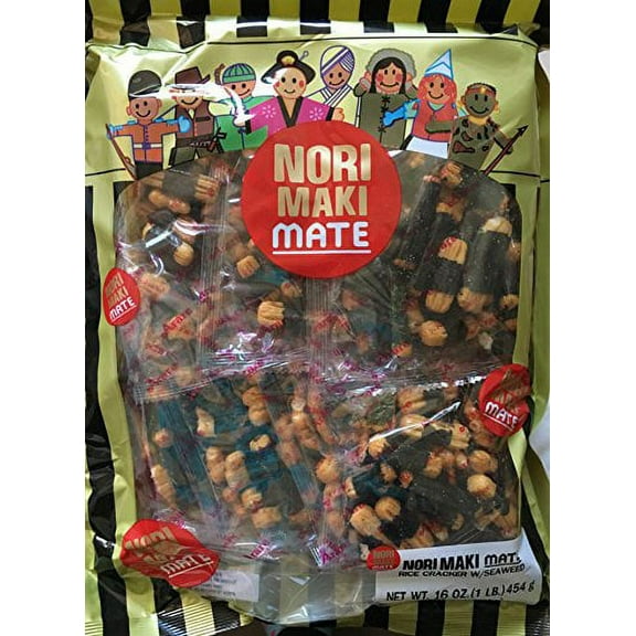 Shirakiku - Norimaki Mate (Rice Crackers with Seaweed) 16 Oz.
