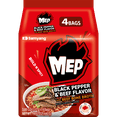thumbnail image 1 of Samyang Mep Black Pepper & Beef Flavor Ramen 4P, 1 of 1