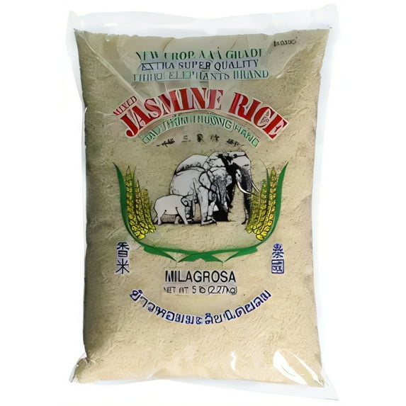 Three Elephants Brown Jasmine Rice