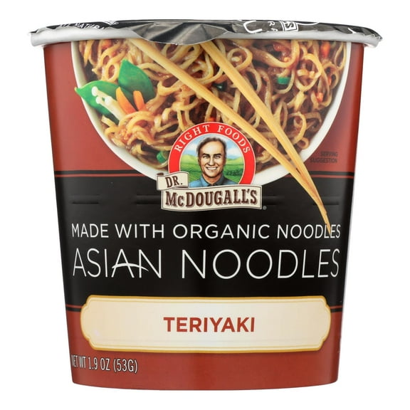 Dr. Mcdougalls Asian Noodle Soup, Teriyaki - Case Of 6 - 1.9 Oz