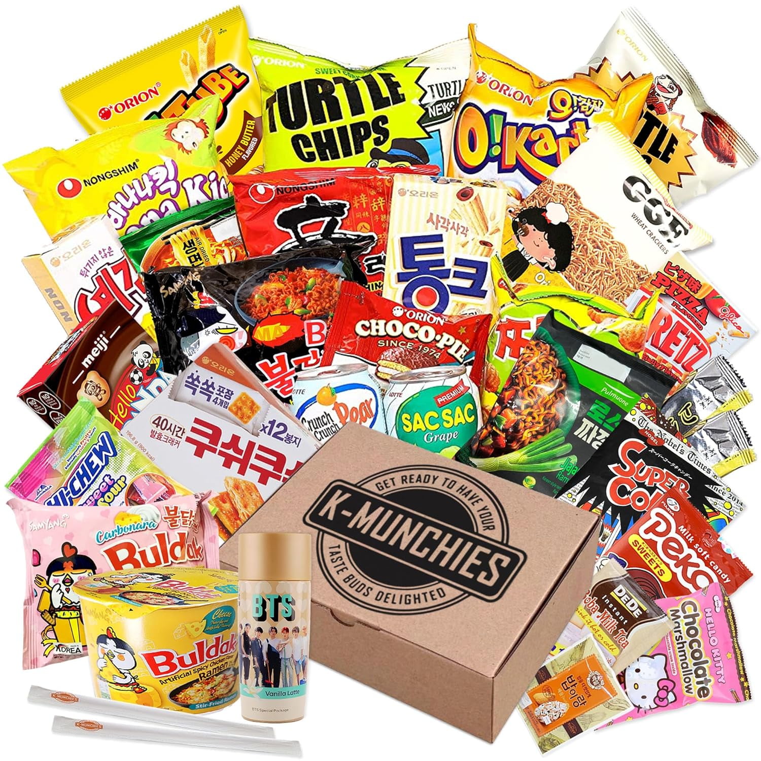 Asian Snacks Box Asian Snacks Variety Pack with Candy, Chips, Ramen