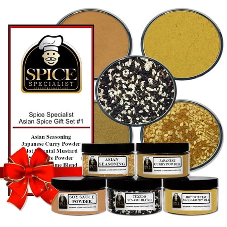 Asian Spices and Seasonings Kit # 1- 5 Seasonings Included - Weight Varies by Spice