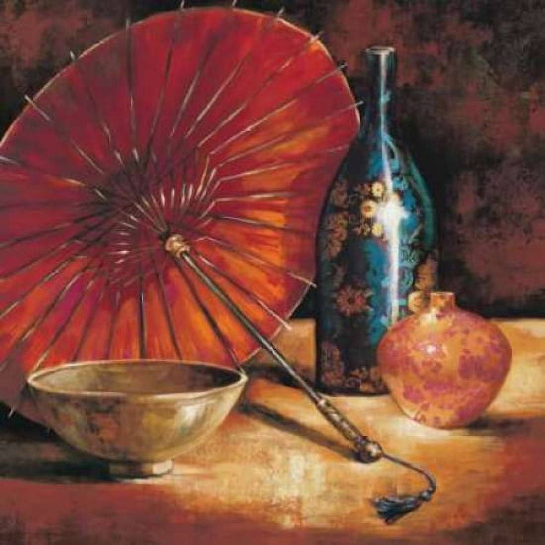 Asian Still Life I Canvas Art - S Rodriguez (24 x 24)