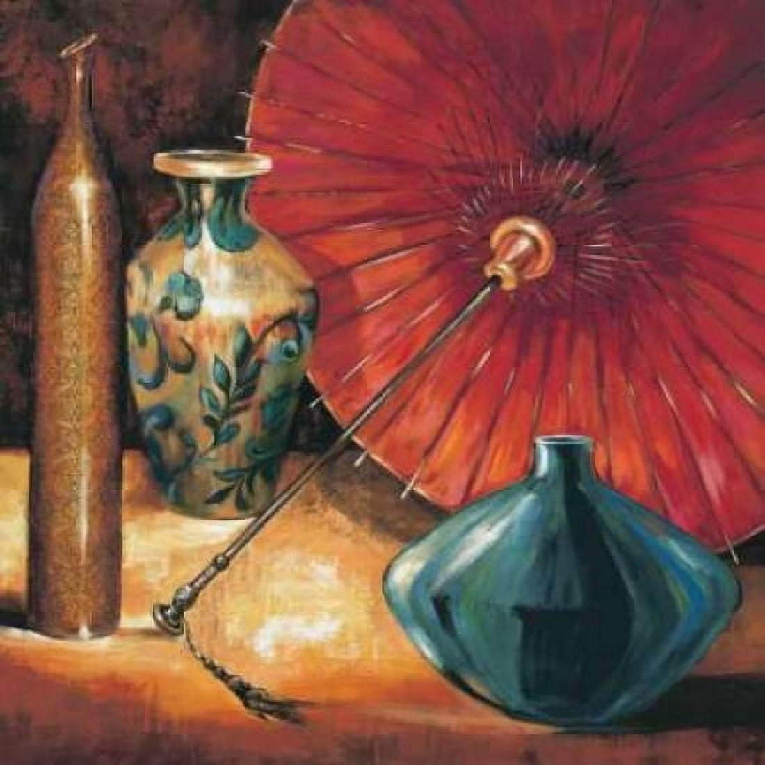 Asian Still Life II Canvas Art - S Rodriguez (24 x 24)