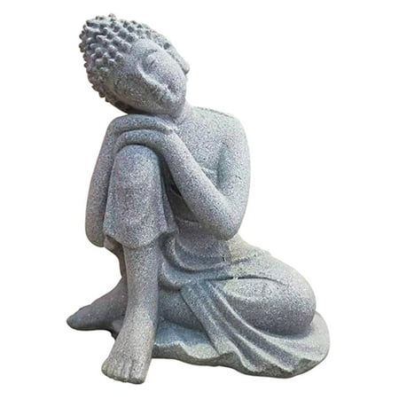 Asian Style Garden Statues Buddha Statues Outdoor Indoor Decorations for Art Office Fengshui Decoration - Sleeping Buddha, Small