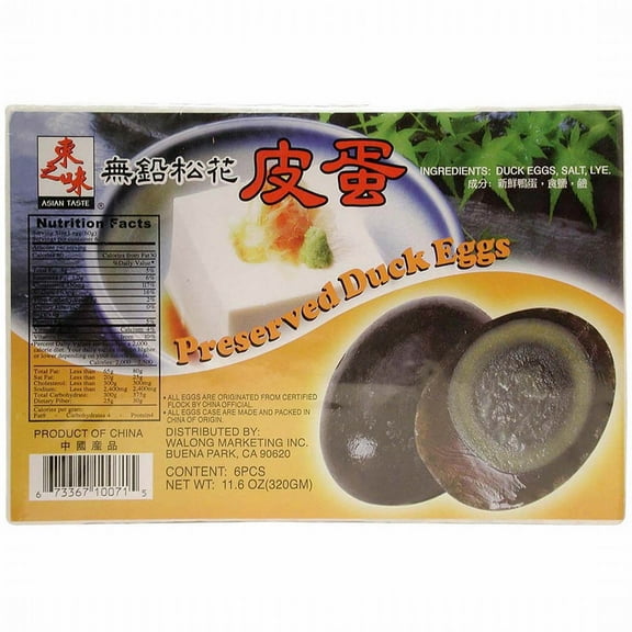Asian Taste Preserved Duck Eggs