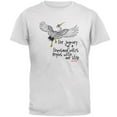thumbnail image 1 of Asian Whooping Crane Inspirational Quote Mens T Shirt White 4X-LG, 1 of 1