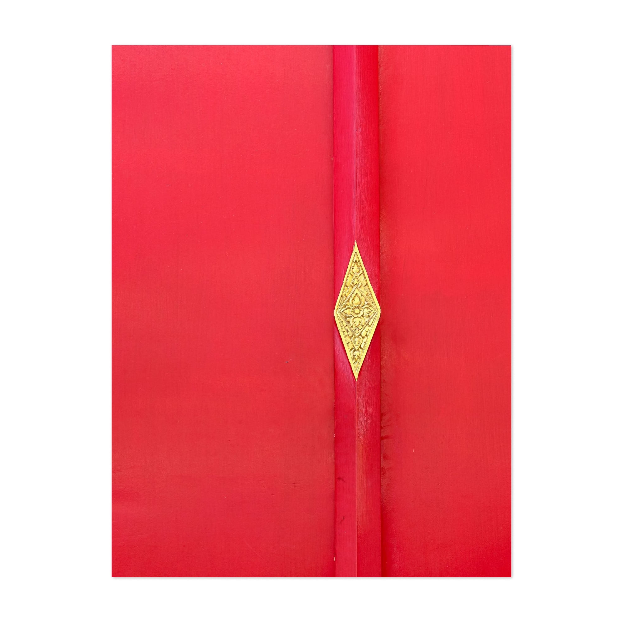 Asian golden detail is on red wooden background. Thai golden ornament ...
