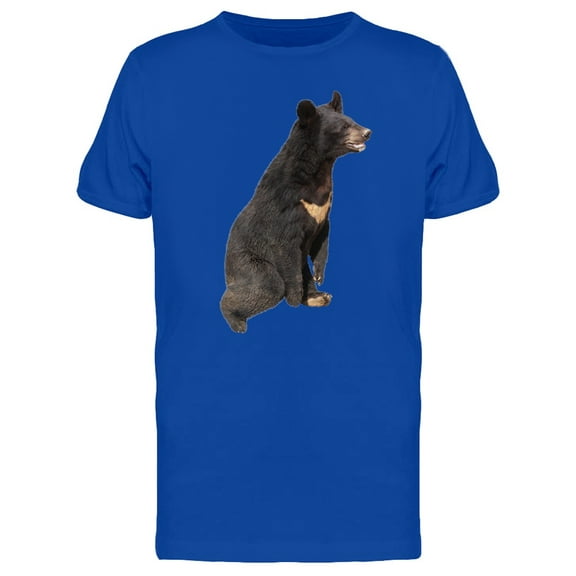 Asiatic Black Bear Photo T-Shirt Men -Image by Shutterstock, Male Small